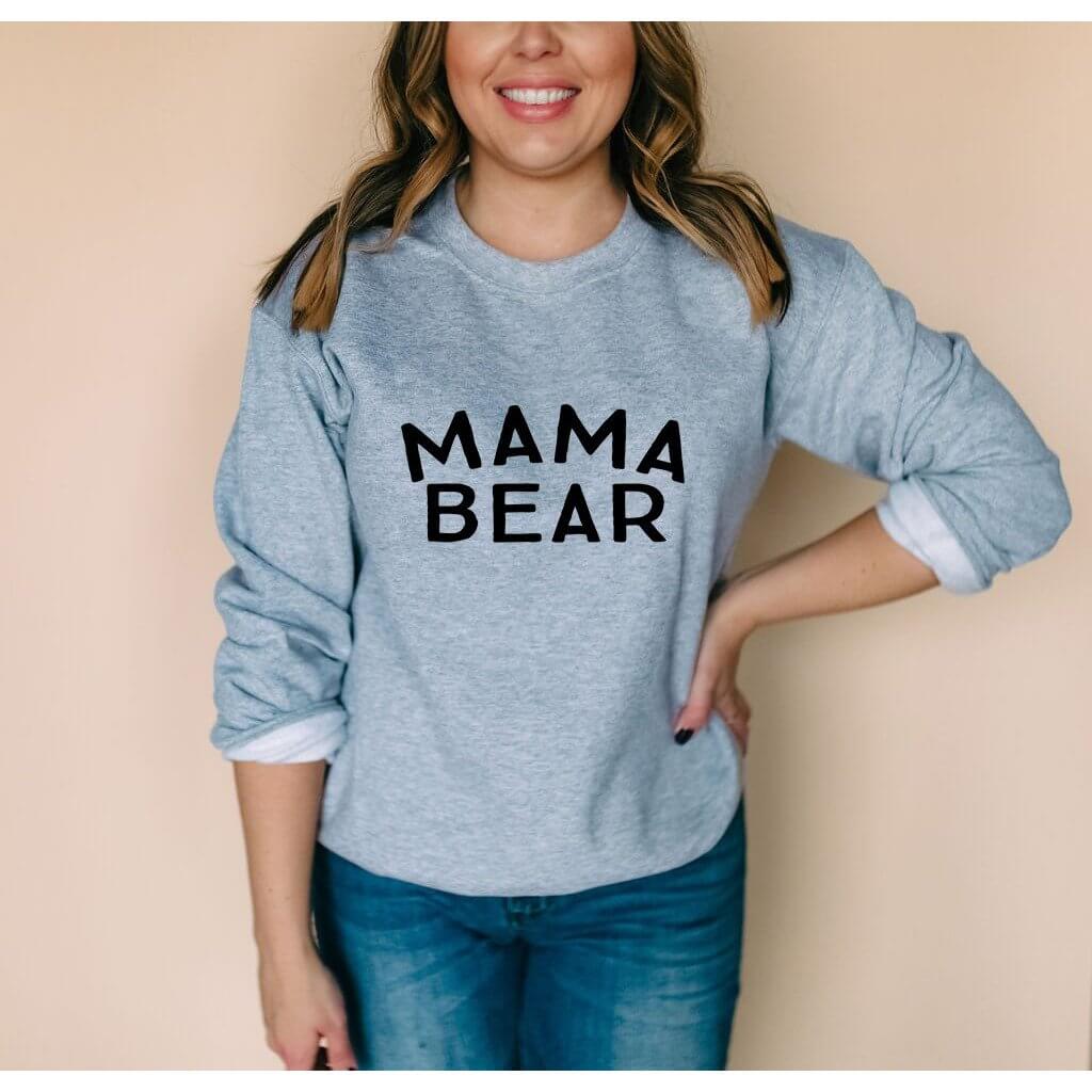 Mama Bear | Crew Neck Sweatshirt - Canton Box Co.