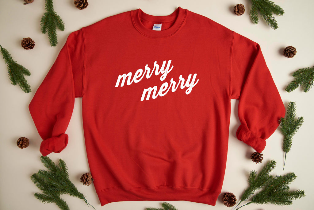 Merry Merry | Cozy Christmas Sweatshirt