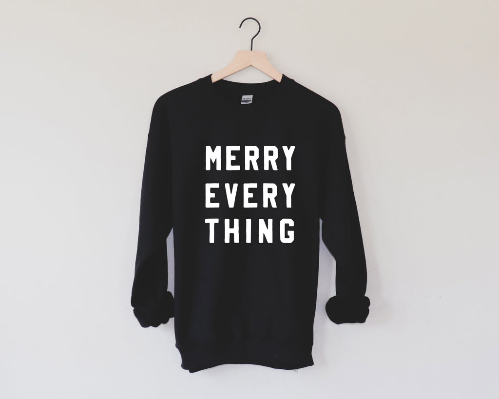 Merry Everything | Festive Christmas Sweatshirt - Canton Box Co.