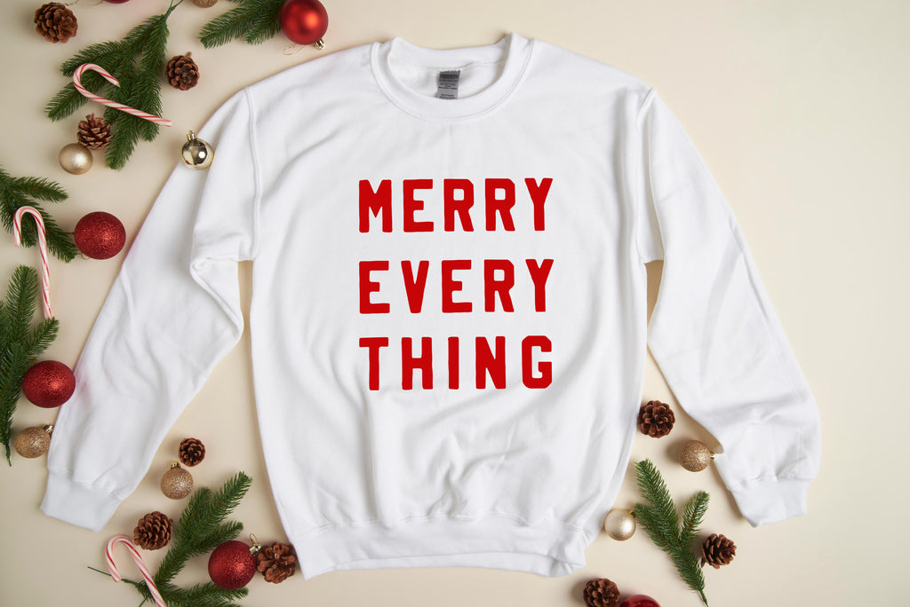 Merry Everything | Festive Christmas Sweatshirt - Canton Box Co.