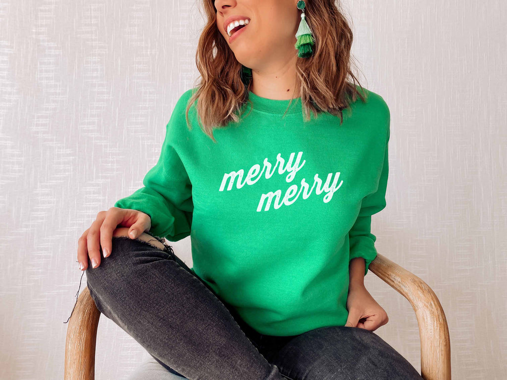 Merry Merry | Cozy Christmas Sweatshirt