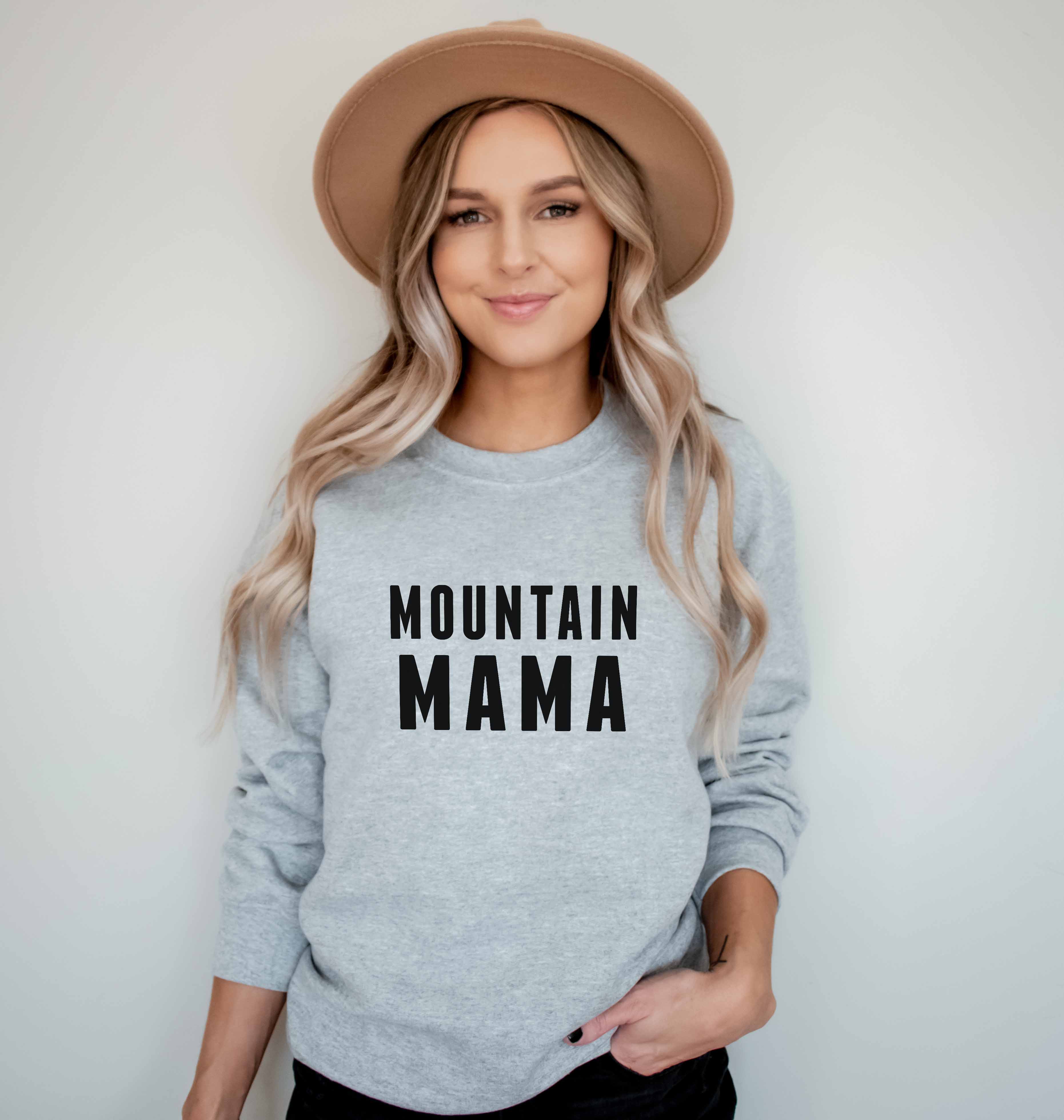 Mountain Mama Crew Neck Sweatshirt Canton Box Co