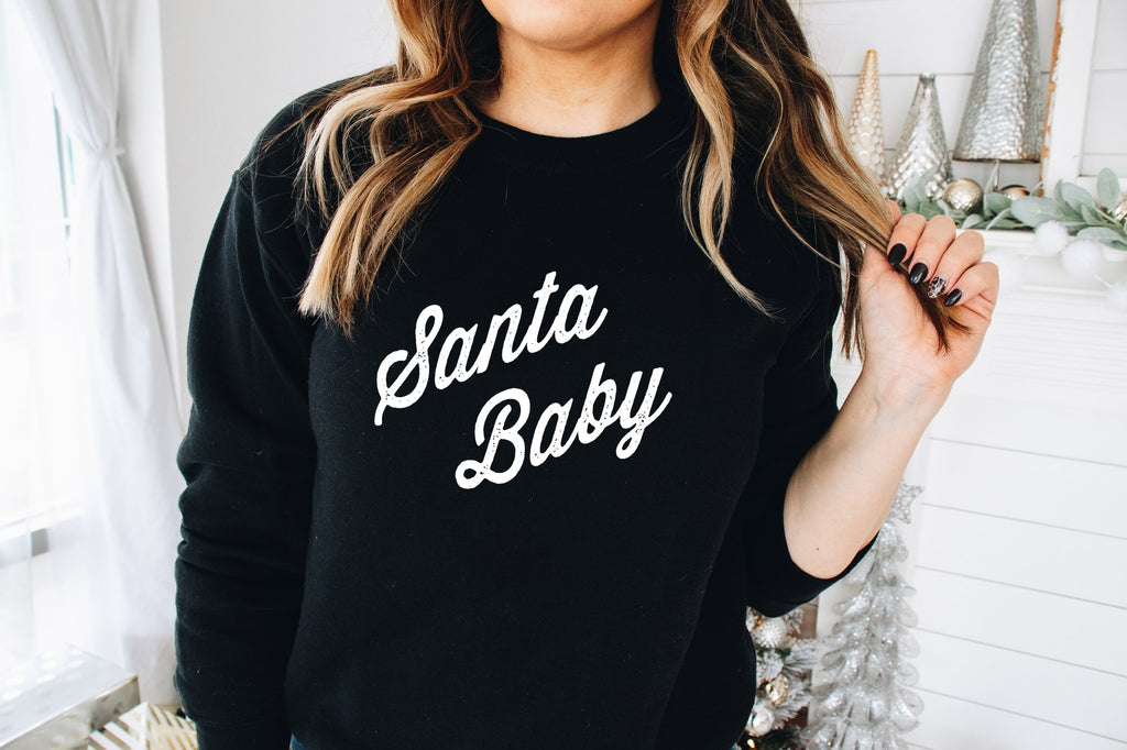 Santa Baby | Festive Christmas Sweatshirt - Canton Box Co.