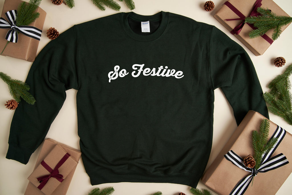 So Festive | Cozy Christmas Sweatshirt - Canton Box Co.