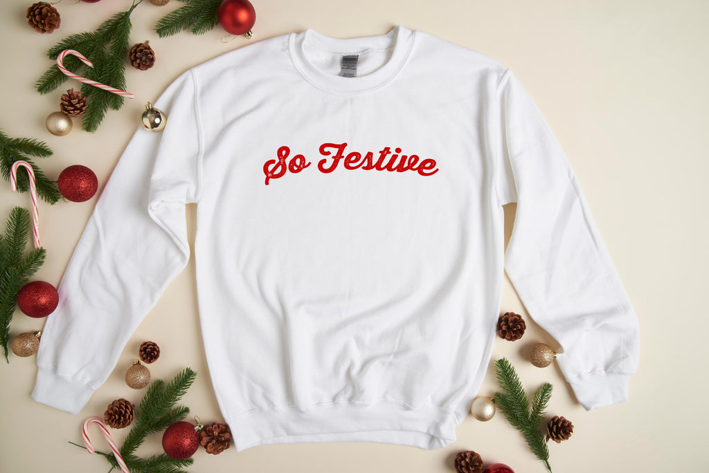 So Festive | Cozy Christmas Sweatshirt - Canton Box Co.