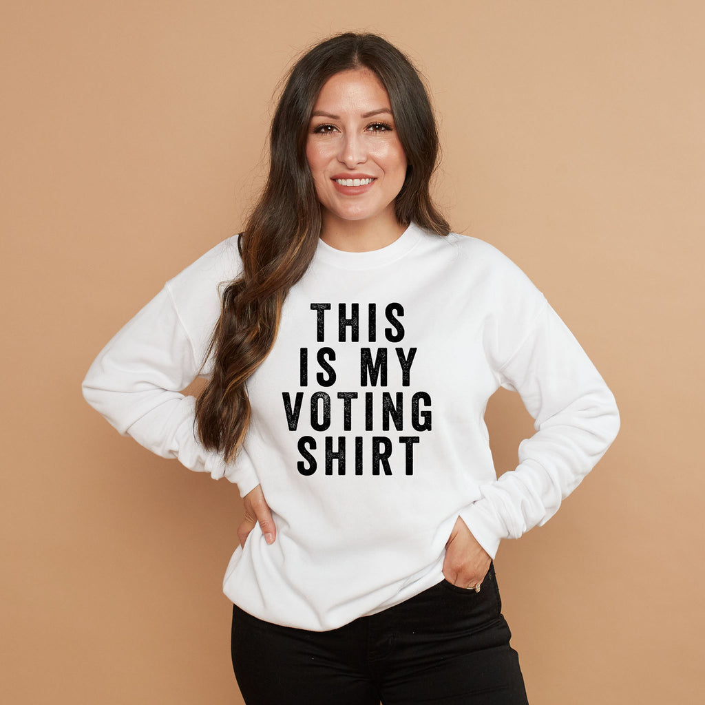 This is My Voting Shirt | Premium Ultra Soft Sweatshirt | Voting Sweatshirt