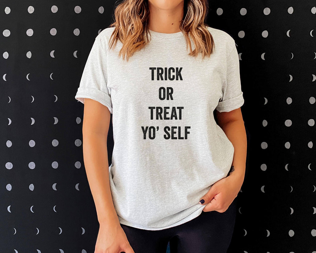 Trick or Treat Yo'Self - Funny Halloween T-Shirt - Canton Box Co.