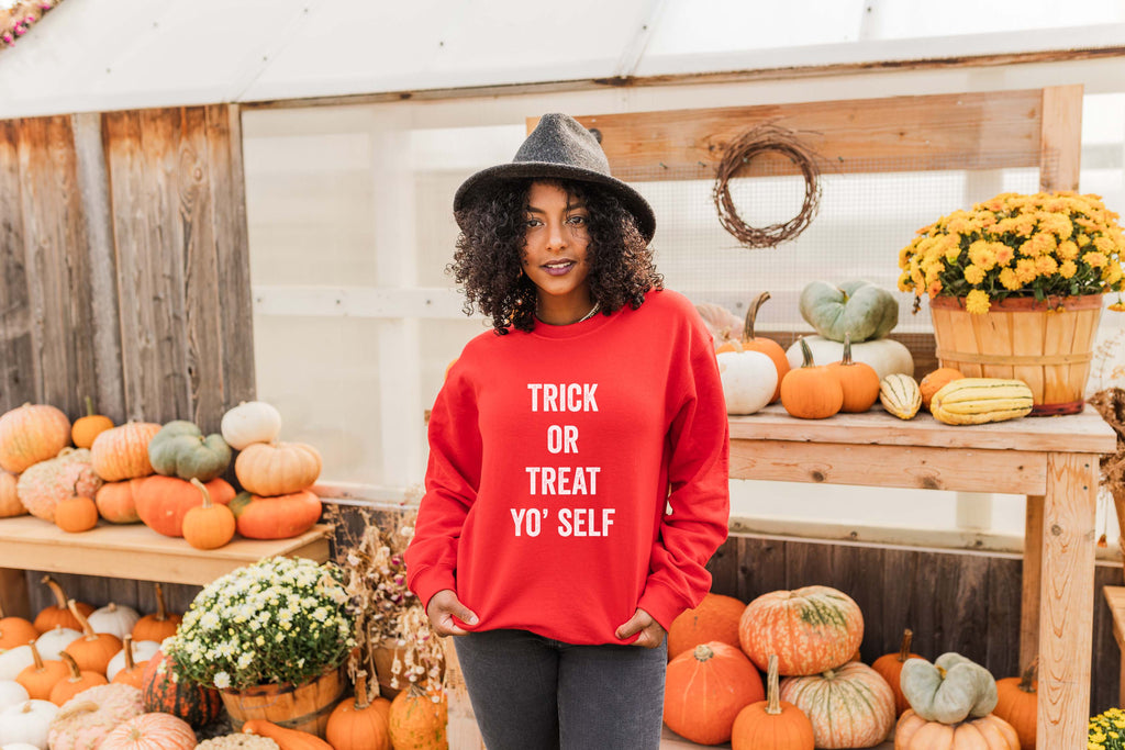 Trick or Treat Yo'Self | Halloween Sweatshirt - Canton Box Co.