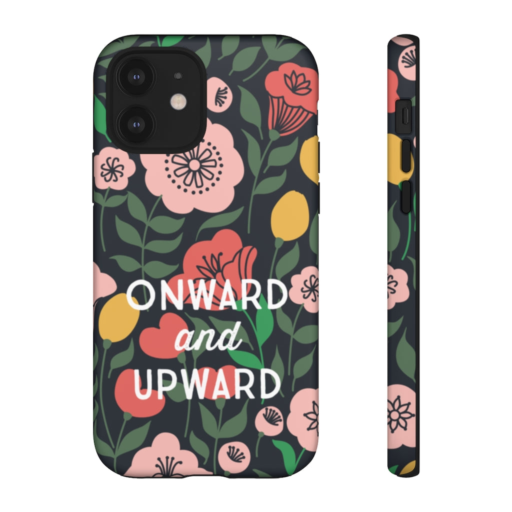 Onward & Upward | Pretty Florals | Tough Phone Case | iPhone 8-12 Pro Max Case | Samsung 10-20 Case - Canton Box Co.