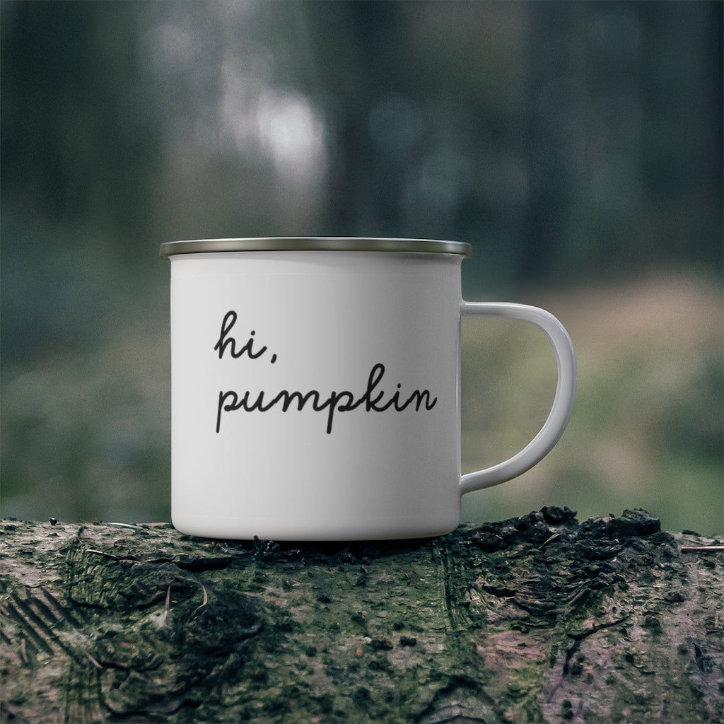 Hi, Pumpkin - Fall Campfire Coffee Mug - Canton Box Co.